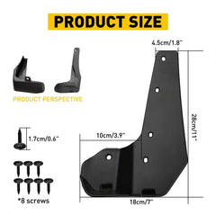 For 10th Gen Civic Hatchback 2017-2021 Splash Guards Mud Flap Car Accessories US 6B93BC-57