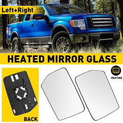 Left+Right Side Glass Mirror Power Fit For Ford F150 04-10 F-150 Mark LT Pickup 6B93BC-57