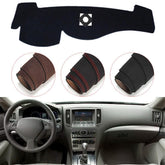 Console Dashboard Suede Mat Protector Sunshield Cover Fit For Infiniti G37 Q60