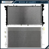 Aluminum Radiator & Condenser Cooling Kit For 2005-2007 Chrysler Town & Country 6B93BC-57