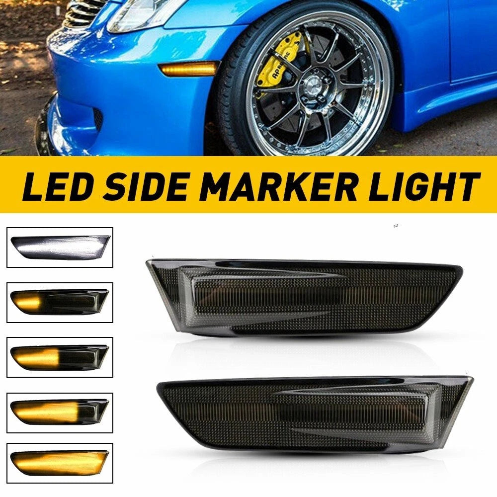 Switchback Sequential Turn Signal Side Marker Light For 03-07 Infiniti G35 Coupe 6B93BC-57