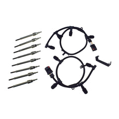 Glow Plug Harness + Glow Plugs For 2004-10 Ford Powerstroke 6.0L 4C3Z-12A342-AA 6B93BC-57