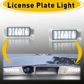 License Plate Lights Rear Number Lamp for GMC Acadia 2017-2020 Terrain 2010-2020 6B93BC-57