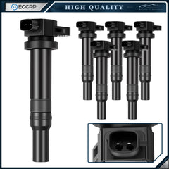 ECCPP 6 Ignition Coils For Kia Magnetis Optima Rondo 2.7L V6 2007 2008 2009 2010 ECCPP
