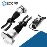 3PCS Front Air Suspension Shock + Compressor For Audi Q7 Porsche Cayenne Touareg 6B93BC-57