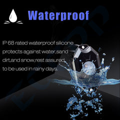 ECCPP 4 Pod RGB LED Rock Light Offroad Music Wireless Bluetooth Control ATV Jeep ECCPP