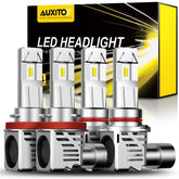 AUXITO 9005 H11 LED Headlight Bulb Kit High Low Beam 6500K White 24000LM EOA AUXITO