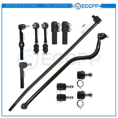 12Pcs Front Ball Joints Tie Rods Track Bar Sway Bars For Dodge Ram 1500 2500 4WD KOEEP