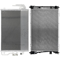 Aluminum Radiator & Condenser Cooling Kit For 08-2011 Ford Escape Mazda Tribute