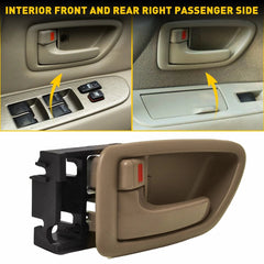 Interior Left Driver Door Handle For 2004-2006 Toyota Tundra Pickup Front / Rear 6B93BC-57