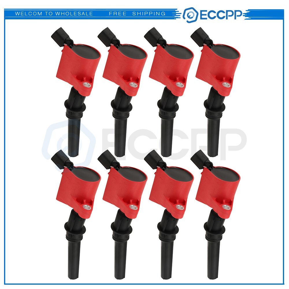 8 Pcs Ignition Coils For Ford Expedition F-150 4.6L 5.4L 2000 2001 2002-2004 6B93BC-57