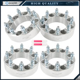4 Pcs 2" 8x6.5 to 8x170 Wheel Adapters 9/16"x18 For Dodge Ram 2500 3500 to F-250 6B93BC-57