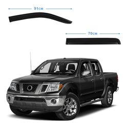 Window Visor Vent Shades Guards Deflectors For Nissan Frontier 05-18 Crew Cab 6B93BC-57