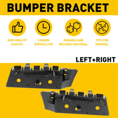 For Ford Mustang Front Bumper Bracket 2015-2017 Driver & Passenger Pair Cover US 6B93BC-57