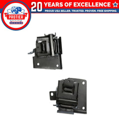 Fits 1996-1998 Chevrolet/GMC C1500 4.3L, Front LT & RT Motor Mount 2pcs 6B93BC-57