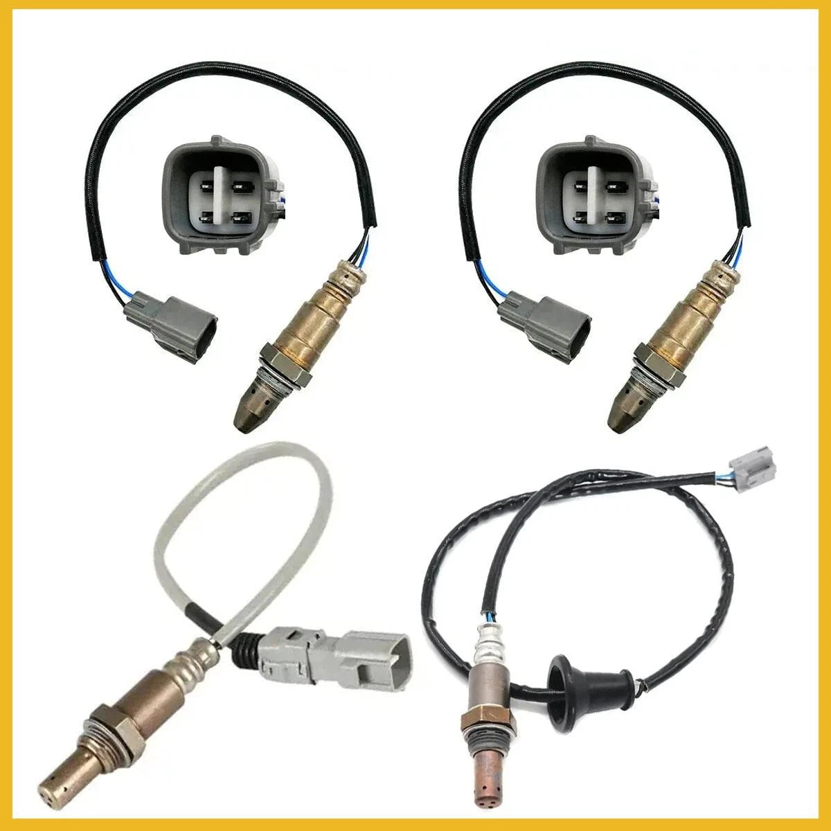 4pcs Upstream+Downstream Oxygen O2 Sensor For 2012-2014 Toyota Sienna FWD 3.5L 6B93BC-57