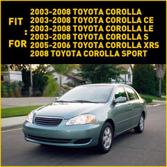 2PCS For 2003-2008 Toyota Corolla Front Bumper Retainer Brackets Left Right Pair 6B93BC-57
