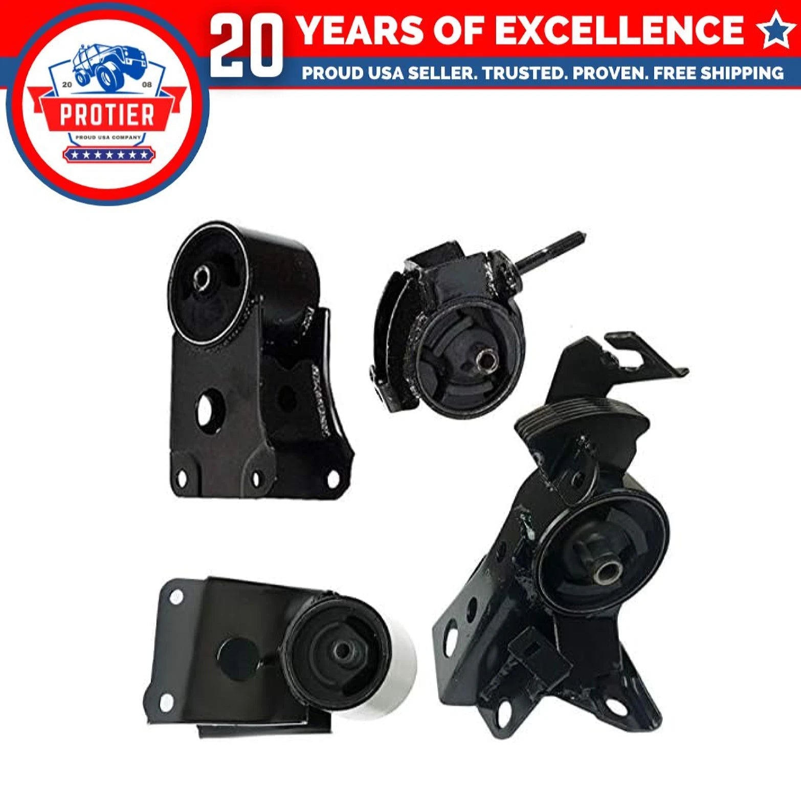 Fits 2003 Nissan Maxima 3.5L MANUAL Engine Motor & Transmission Mount Set : 6B93BC-57