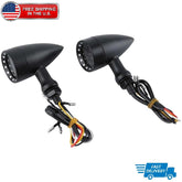 LED Turn Signal Indicator For Honda Kawasaki Harley Ducati Triumph Hyosung 10mm