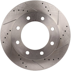 Front Drilled Slotted Brake Rotors For Ford F-250 Super Duty 2005 - 2012 4WD/AWD KOEEP