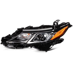 ECCPP LED Headlights Assembly For Camry L SE LE TRD 2018-2024 Pair Black Amber 6B93BC-57