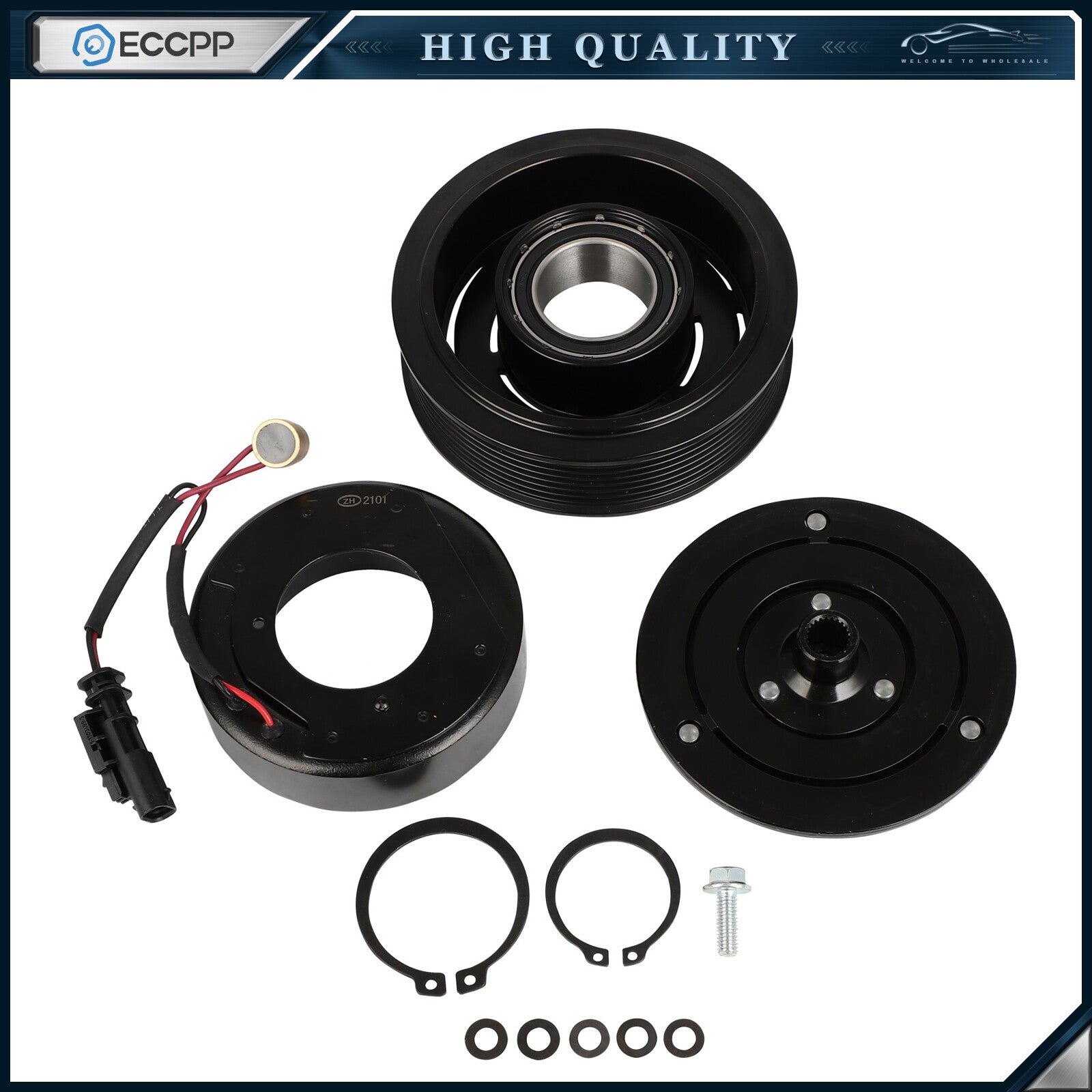 AC A/C Compressor Clutch Kits For Buick LaCrosse 2.4L Chevrolet Impala 2.4L 2014 6B93BC-57