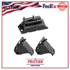 Engine & Trans Mount Set 3PCS for Jeep Sport Utility Grand Cherokee Comanche L6 6B93BC-57