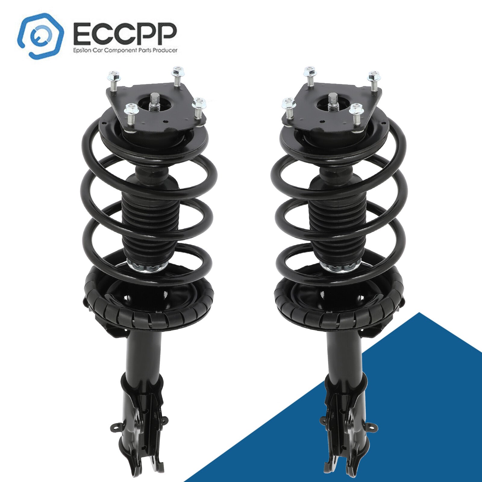 Loaded Front Complete Struts & Spring Assemblies Fits 2011-2014 Ford Mustang Set 6B93BC-57