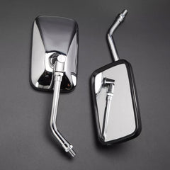 For Honda Shadow Phantom Aero ACE 750 VT750 Chrome Rectangle Motorcycle Mirrors