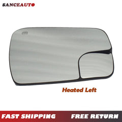 Left Driver Heated Exterior Mirror Glass For Dodge Ram 1500 2500 2019-2022 6B93BC-57