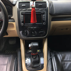 Interior Center Console Carbon Fiber Molding Sticker Decals For Volkswagen MK5