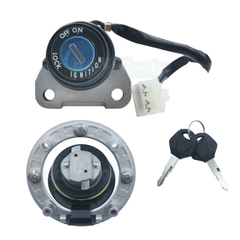 For Kawasaki Ninja ZX6R ZX7R ZX9R ZZR400 ZXR750 Ignition Switch Gas Cap Lock Set