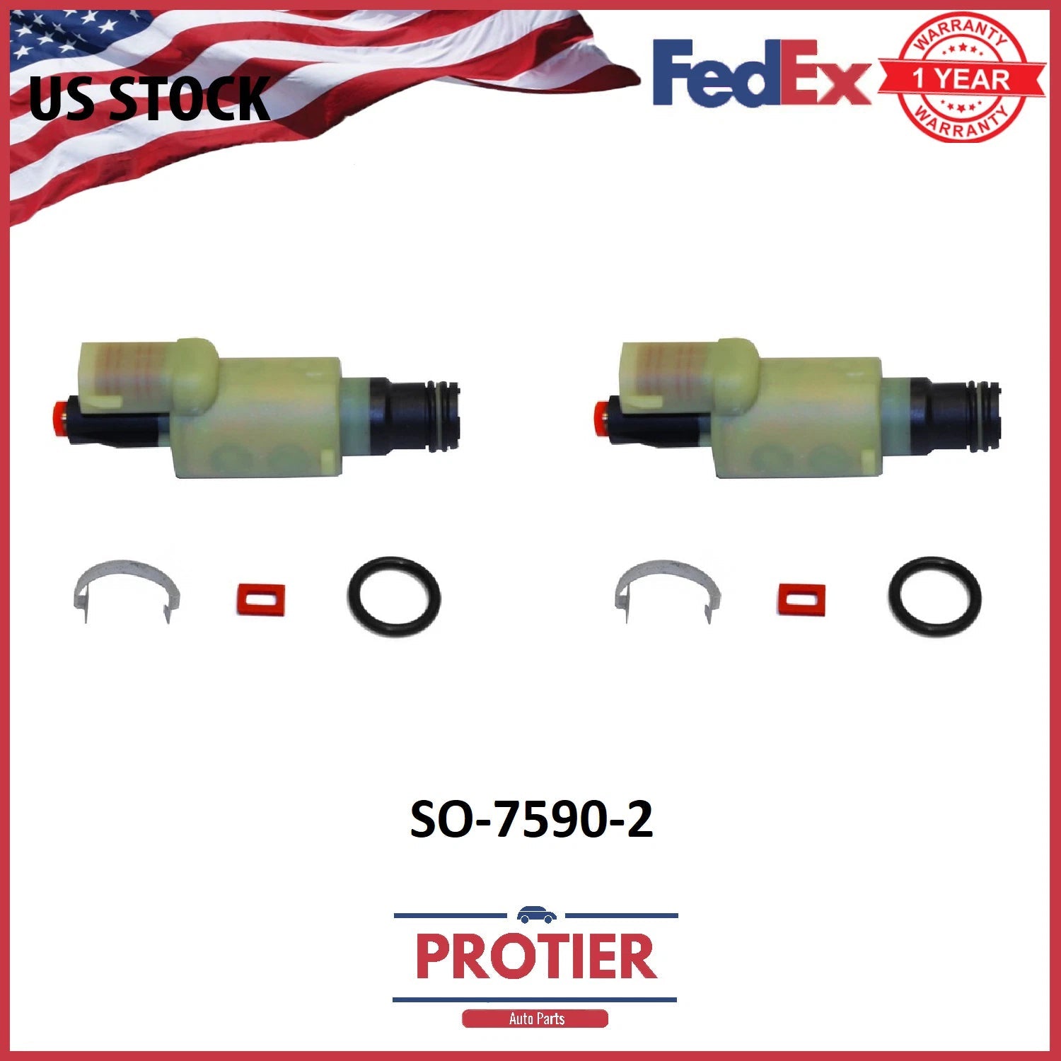 Lincoln Ford Mercury Solenoid Valves For Air Ride Suspension - PAIR, 6B93BC-57