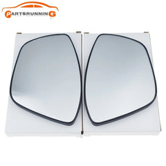 2X Heated Wing Mirror Glass Left Right Side For Peugeot 208 308 CITROEN C3 MK3 6B93BC-57