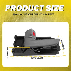 4X Interior Door Handle Front Rear For 2004-2009 KIA Spectra/2005-2009 Spectra5 6B93BC-57