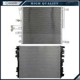 Aluminum Radiator & AC Condenser Cooling Kit For 2014 2015 2016-2018 Ram 1500 6B93BC-57