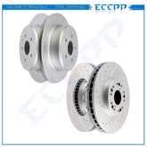 Front Rear Brake Rotors Drill & Slot For 1998-2005 Lexus GS300 2002-10 SC430 6B93BC-57