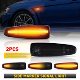 Smoke LED Front Signal Fender Lights Blinker Fit Lancer X EVO Mirage Outlander 6B93BC-57