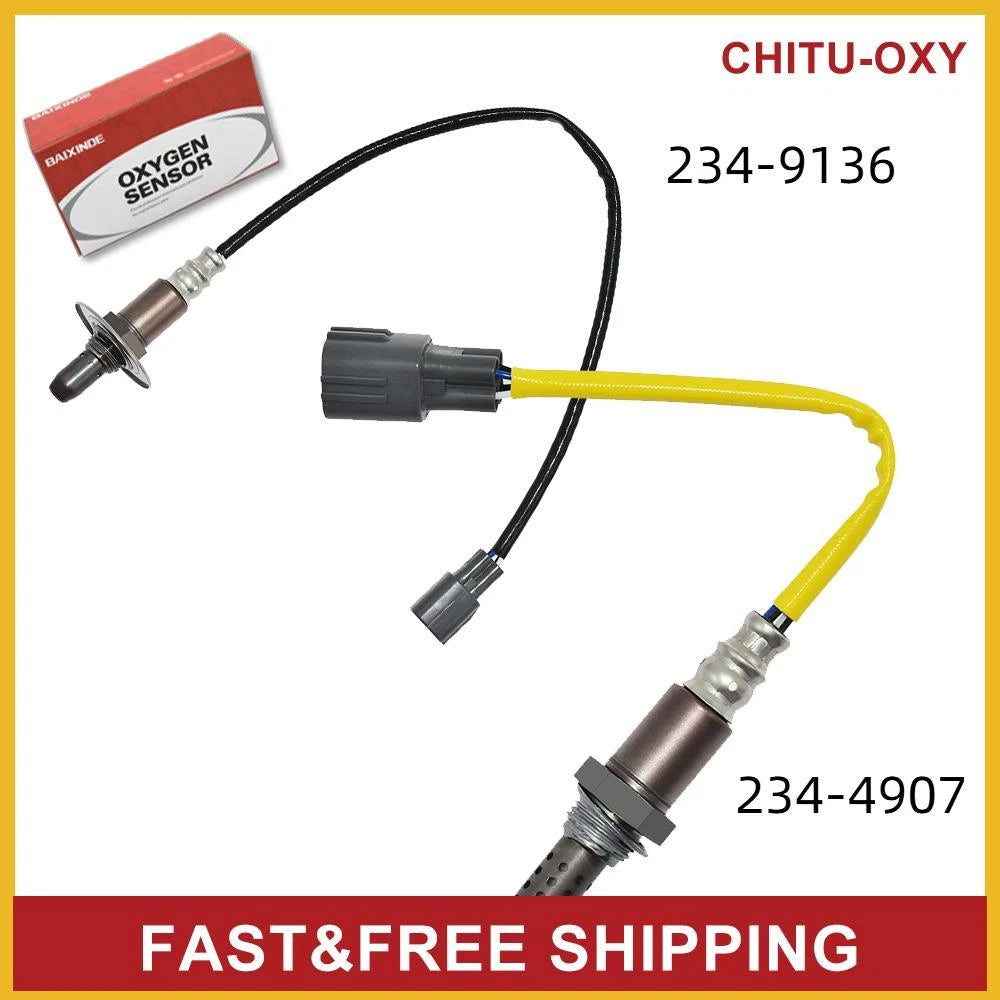 2Pcs Up+Downstream Oxygen Sensor For 2013-2014 Subaru Legacy Outback 2.5L US 6B93BC-57