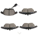 Front Brake Pads Metallic Pads For Audi TT A3 Volkswagen Beetle Jetta Golf GTI 6B93BC-57