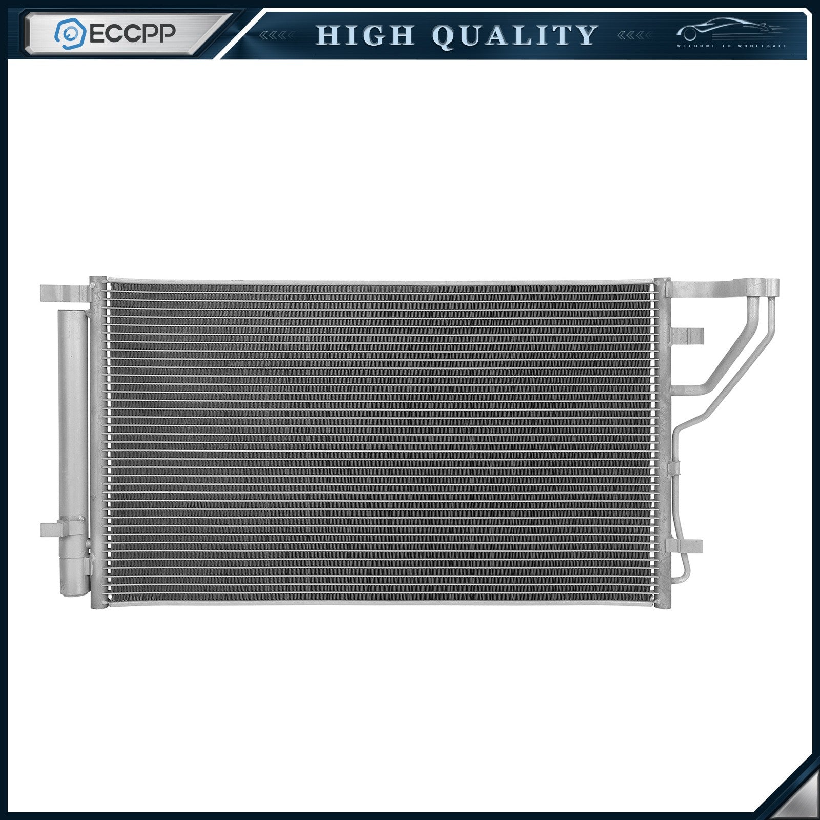 Aluminum AC A/C Condenser For 2016 2017 2018 Kia Optima fits 30101 condenser 6B93BC-57