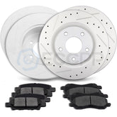 Ceramic Brake Pads And Rotors Front Rear For Chrysler 200 Touring 2011-2014 6B93BC-57
