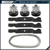 54" Deck Rebuild Kit Blades Spindles Belt For Cub Cadet MTD SLT 1554 SLTX 1054 6B93BC-57