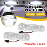 2X License Plate LED Lights Lamps Assembly For Civic 92-95 Hatchback 96-00 Coupe 6B93BC-57
