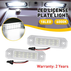 2X License Plate LED Lights Lamps Assembly For Civic 92-95 Hatchback 96-00 Coupe 6B93BC-57