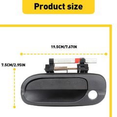 Left Driver Front Side Outside Exterior Door Handle For Nissan Sentra 2000-2006 6B93BC-57