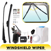 12V Electric Windshield Wiper Motor Kit+Wiring For Polaris Ranger 570/900/1000 A 6B93BC-57