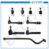 9x Front Ball Joint Track Bar Tie Rod End Kit For Dodge Ram 2500 4WD 2000-2002 6B93BC-57