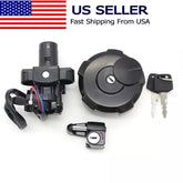 For Honda XR650 XR650L Ignition Switch Fuel Gas Tank Cap Seat Helmet Lock Set US