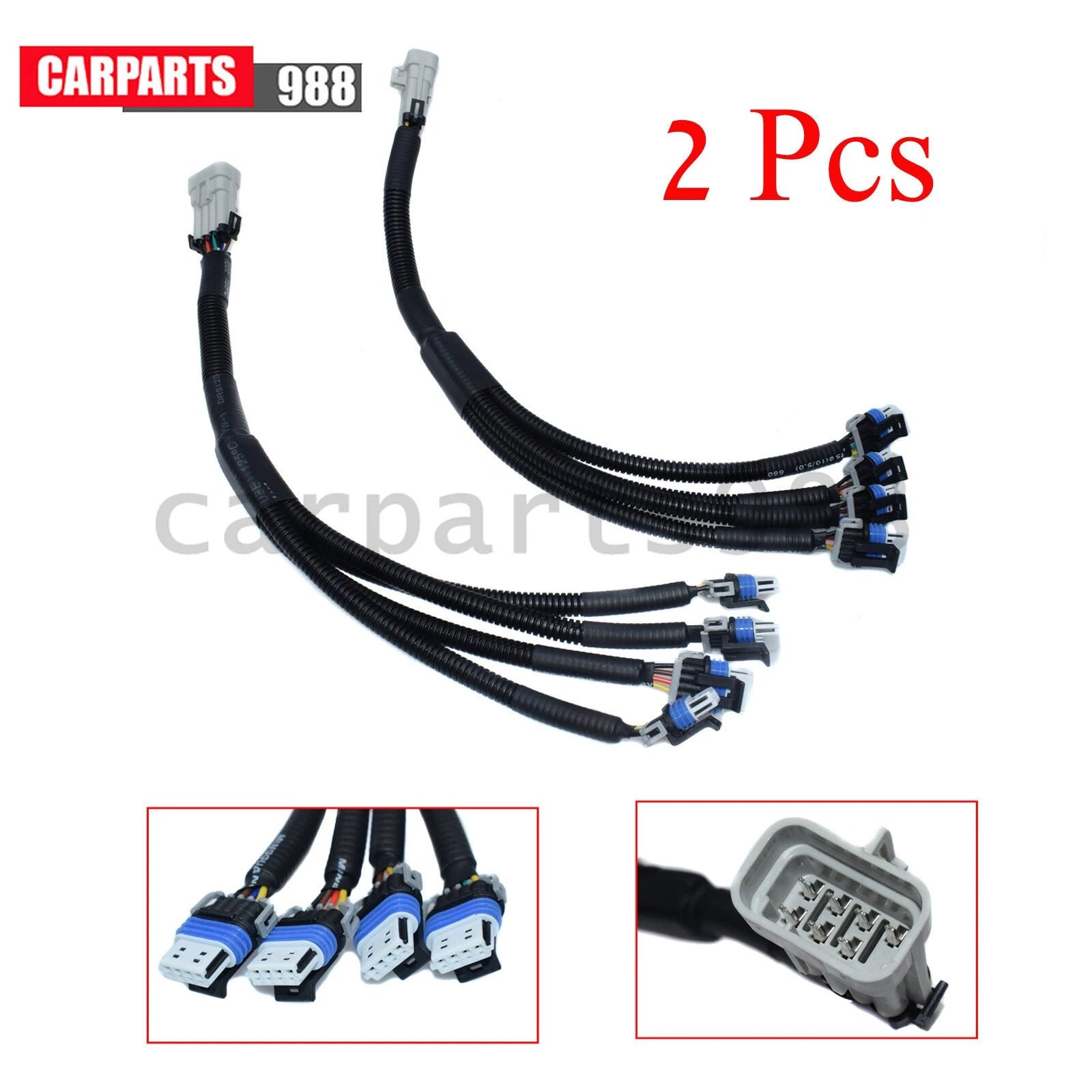 2x Ignition Coil Harness Connector For GM Chevy LQ9 LQ4 LS2 LS7 LSX Relocation 6B93BC-57